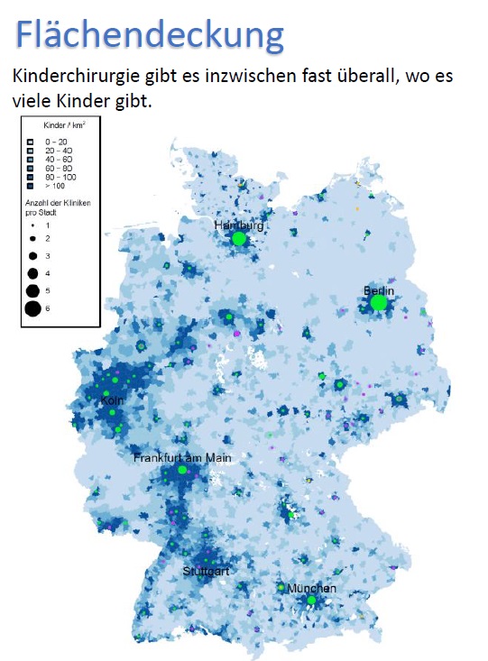 Flächendeckung Kinderchirurgie